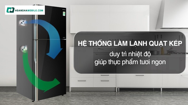 Hệ thống làm lạnh quạt kép. Hệ thống làm lạnh quạt kép.