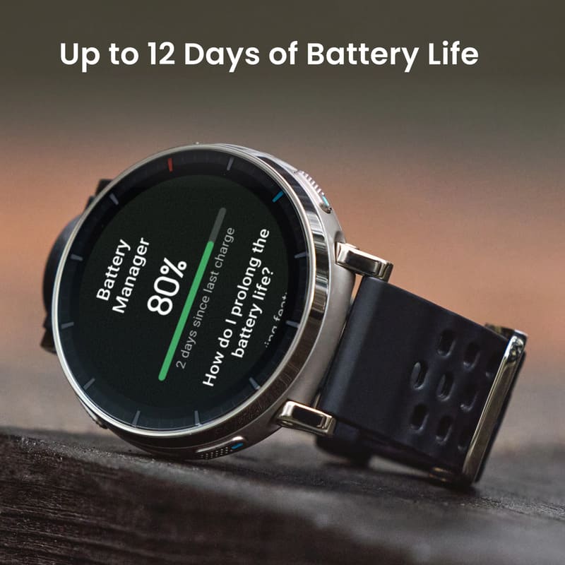 Pin là “vũ khí hạng nặng” của đồng hồ Amazfit Active 3 Premium