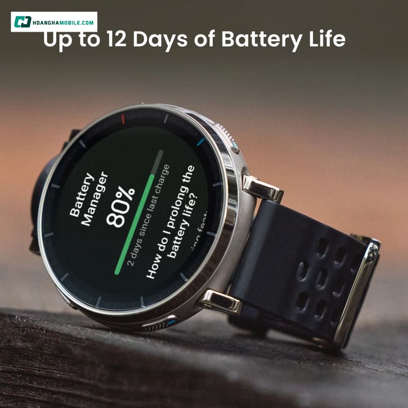 Pin là “vũ khí hạng nặng” của đồng hồ Amazfit Active 3 Premium Pin là “vũ khí hạng nặng” của đồng hồ Amazfit Active 3 Premium