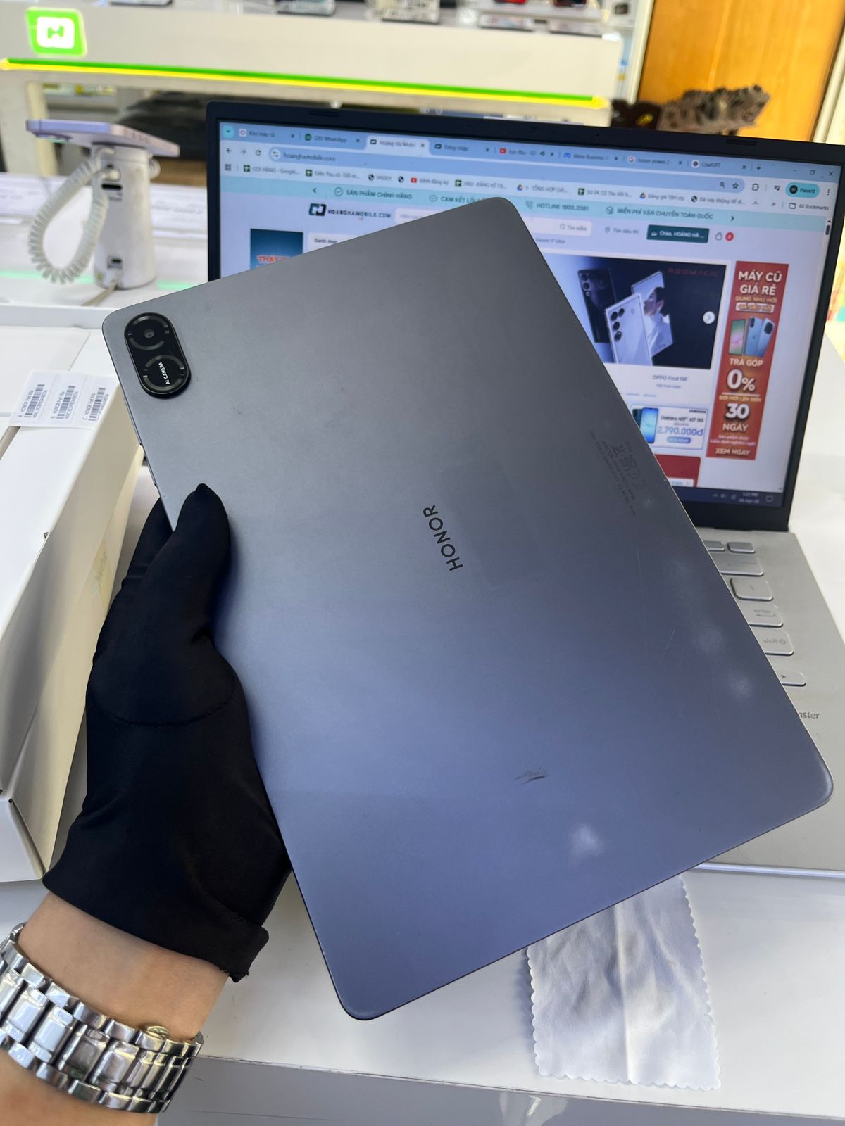 Máy tính bảng Honor Pad X8a (4+128GB) Xám (Space Grey) _NDL-W09GRA (demo)