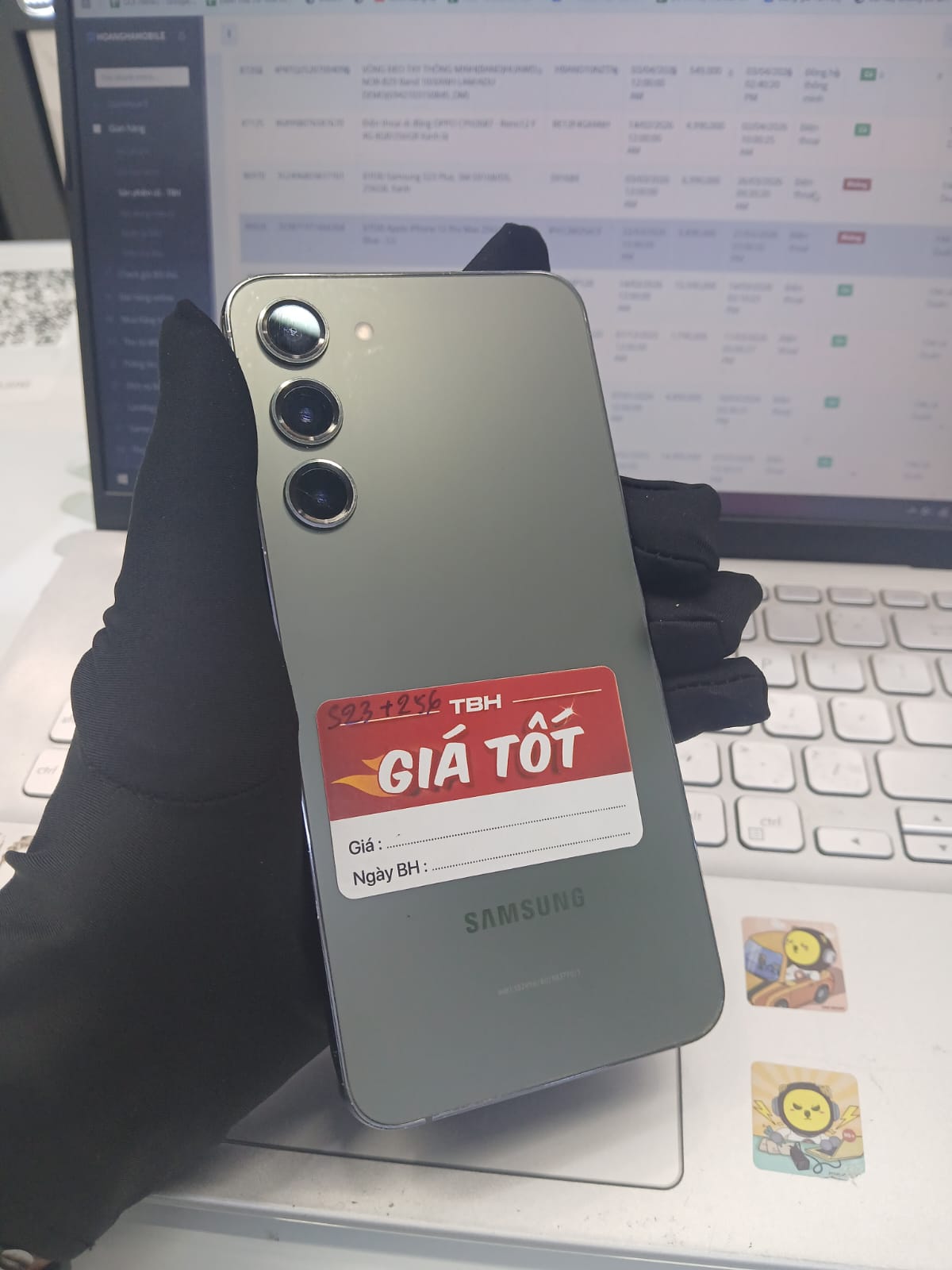 ĐTDĐ Samsung S23 Plus, SM-S916B/DS, 256GB, Xanh - TBH