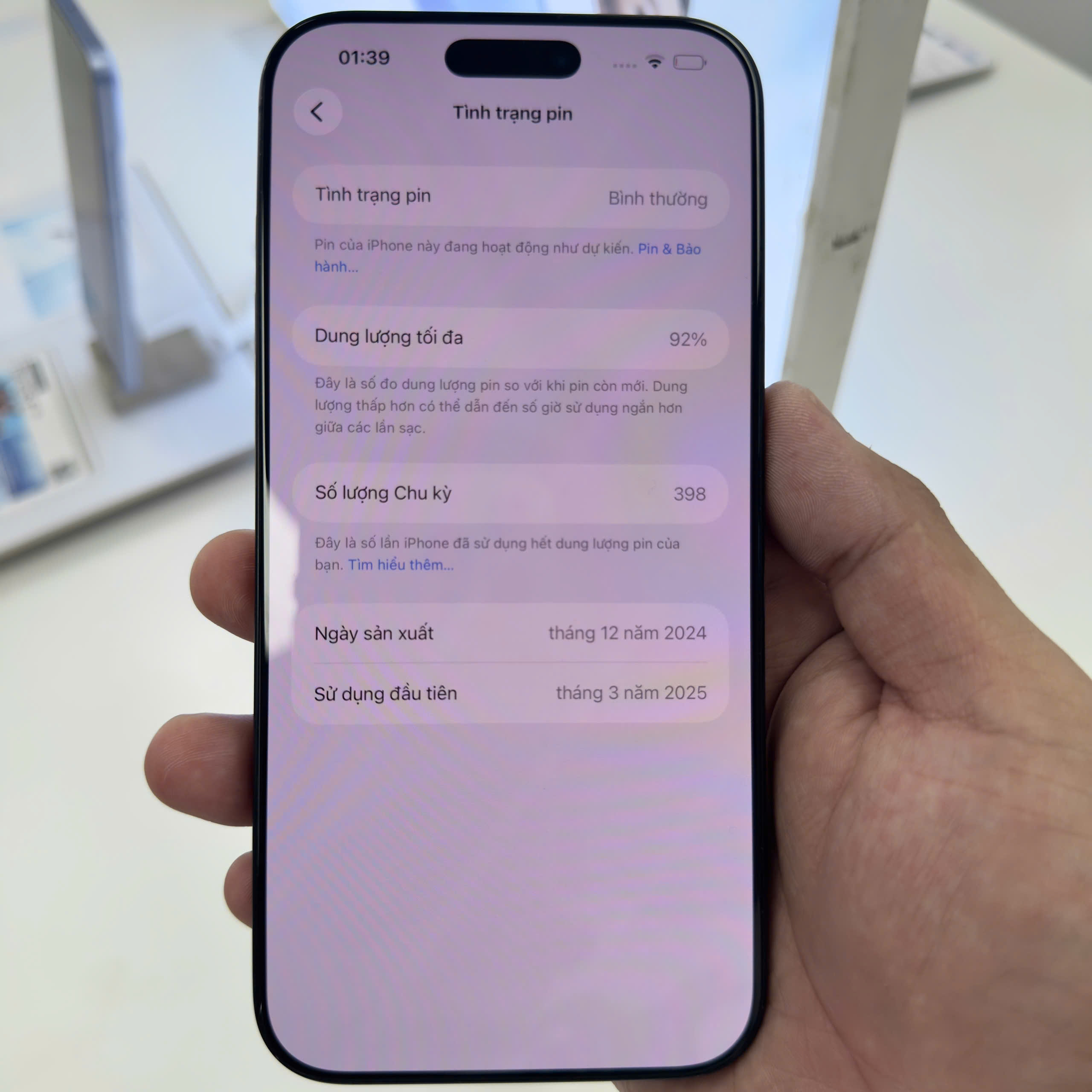 ĐTDĐ Apple iPhone 16 Pro Max 256GB Black Titanium_MYWV3VN/A - SDRY5H7RYWD - MYWV3VN