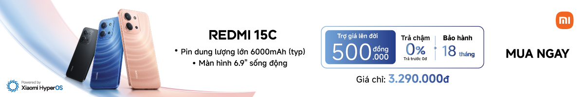 Điện thoại Xiaomi Redmi 15C