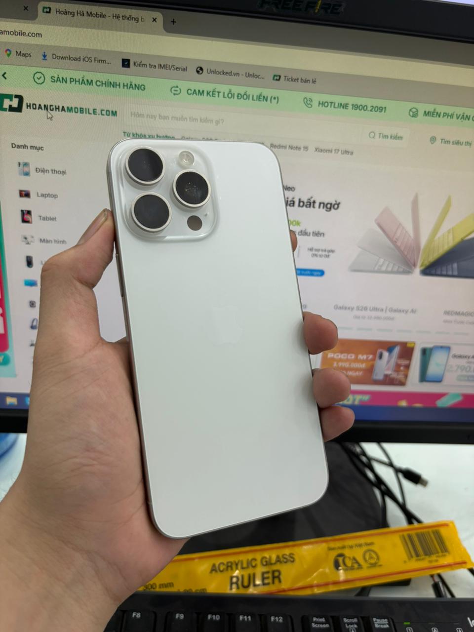 ĐTDĐ Apple iPhone 15 Pro Max 256GB White Titanium