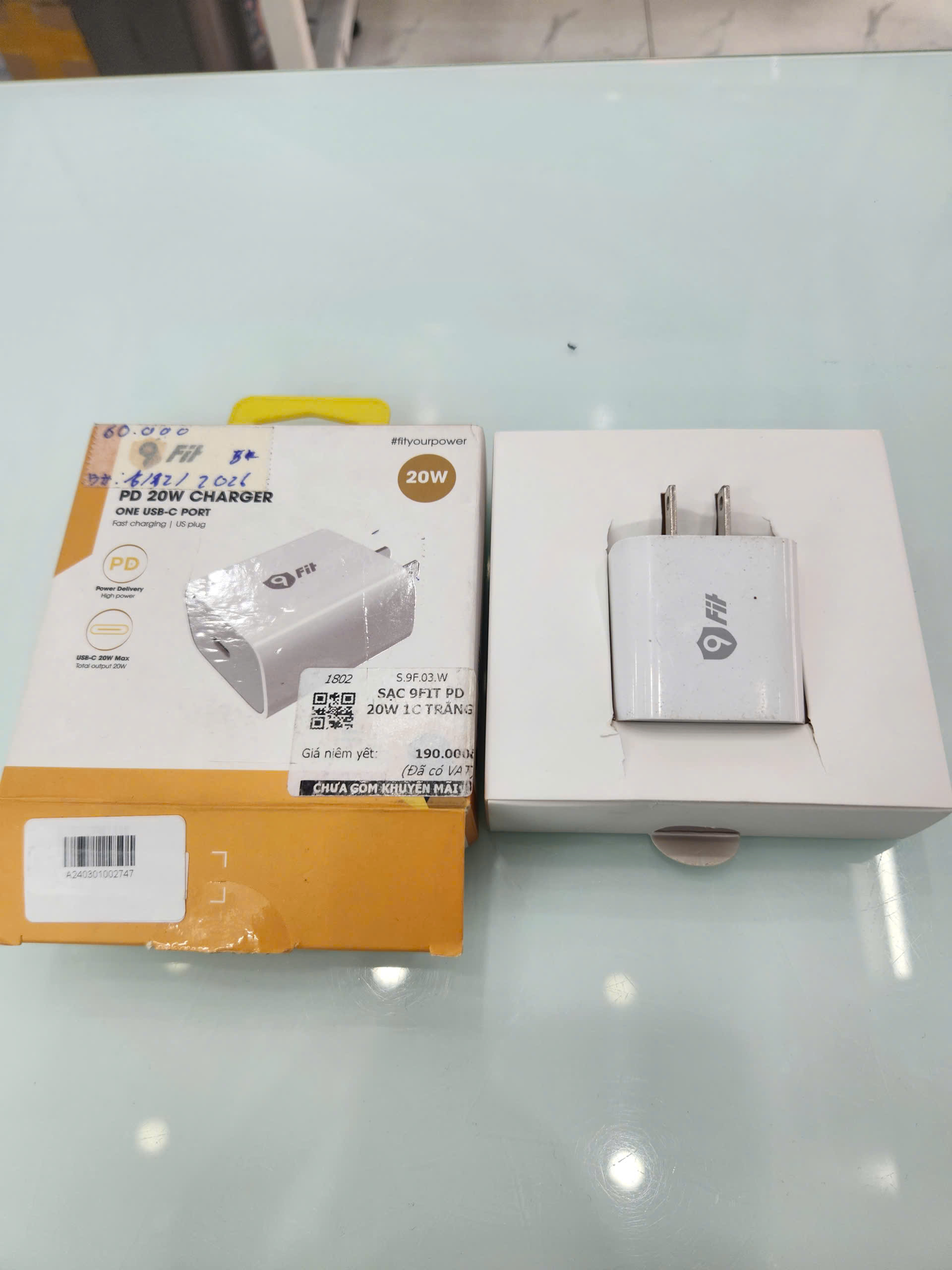 Sạc 9Fit PD 20W USB-C Cũ