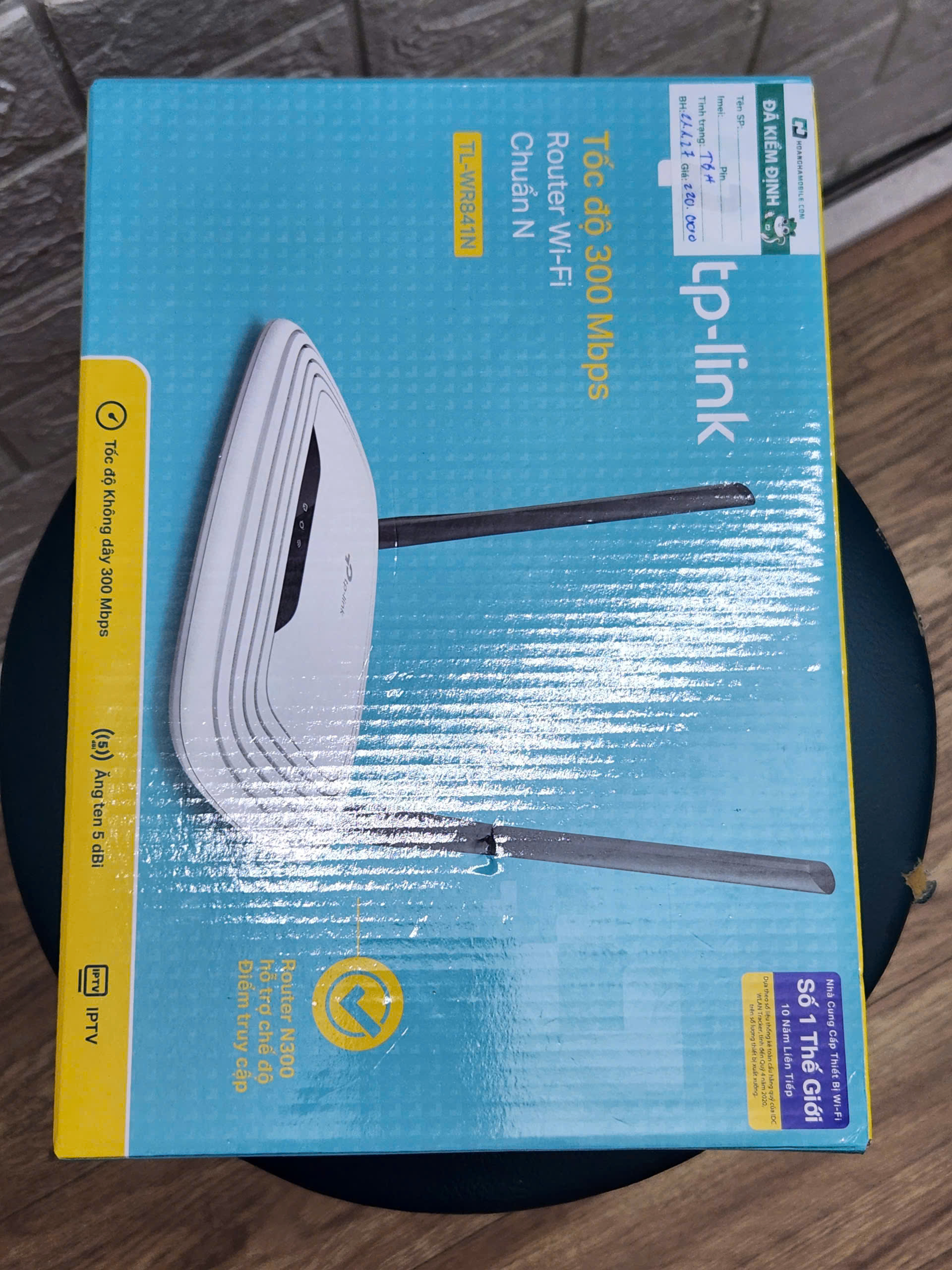 Router Wi-Fi TP-LINK Tốc độ 300Mbps chuẩn N - TL- WR841N Cũ