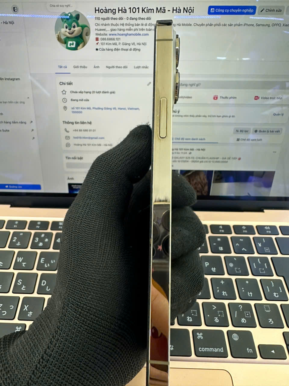 ĐTDĐ Apple iPhone 13 Pro Max 256GB Gold_MLLD3VN/A - I13X256D - TBH