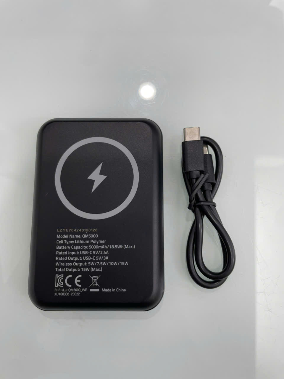 Sạc dự phòng Energizer 5.000mAh/3.7V Li-Polymer - QM5000BK - LZYE704240100128 