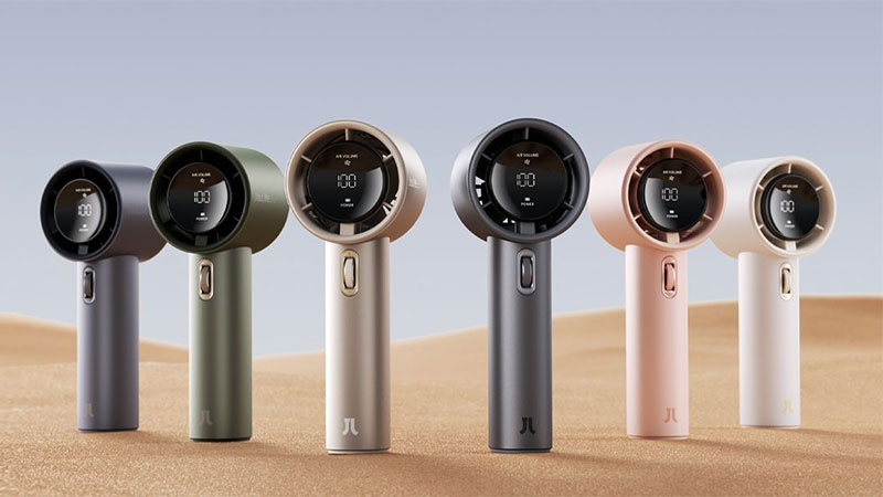 Quạt có thể hoạt động trong nhiều giờ tùy theo mức gió sử dụng.