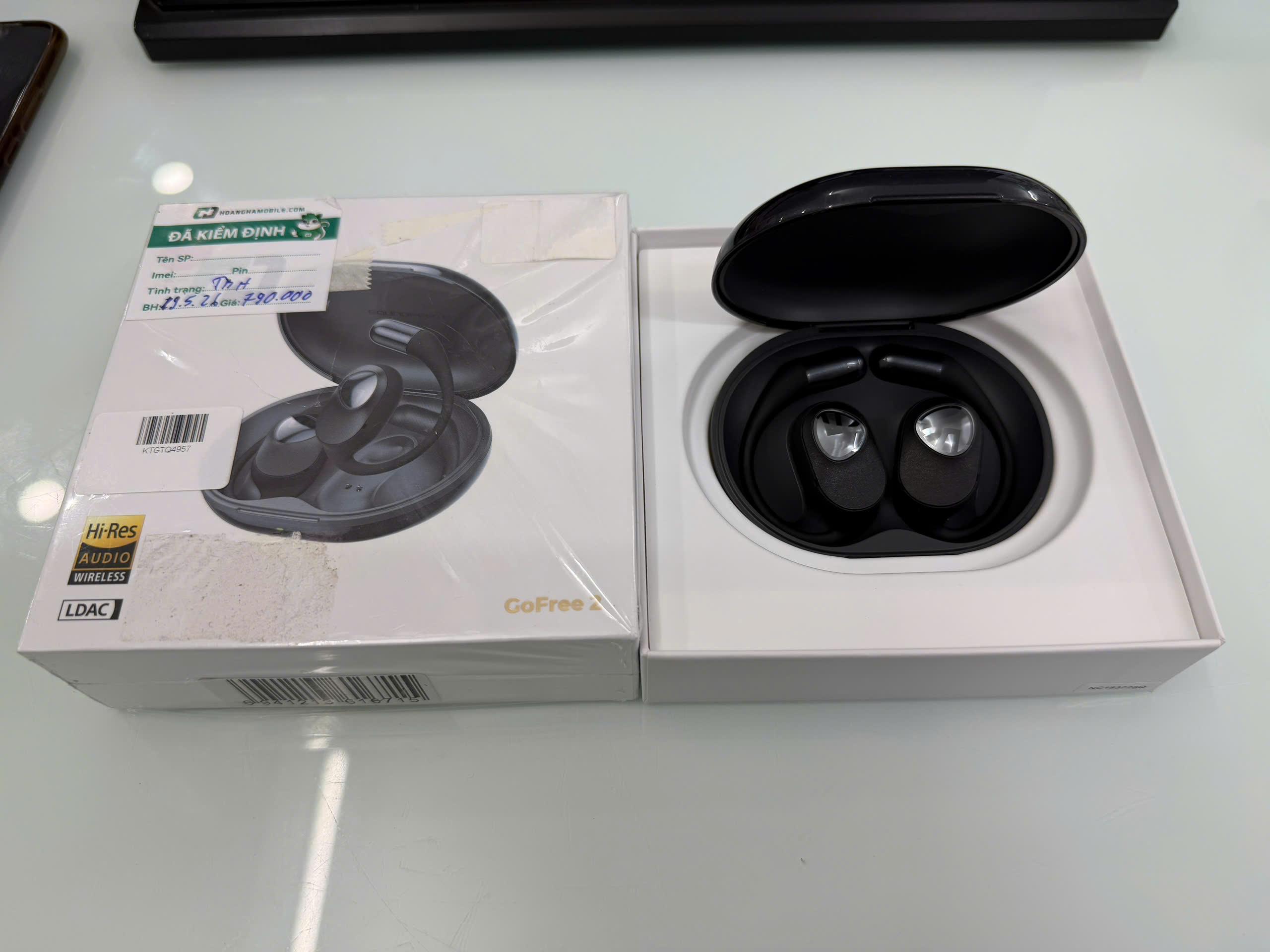 Tai nghe bluetooth hiệu SoundPeats GoFree 2 - Màu Đen - KTGTQ4957