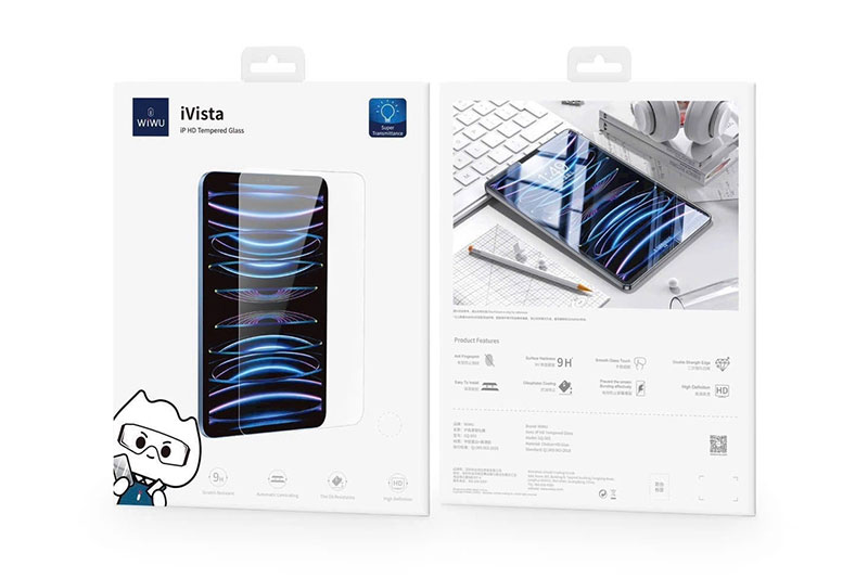 Lớp keo thông mình của cường lực cho màn hình lớn như iPad.