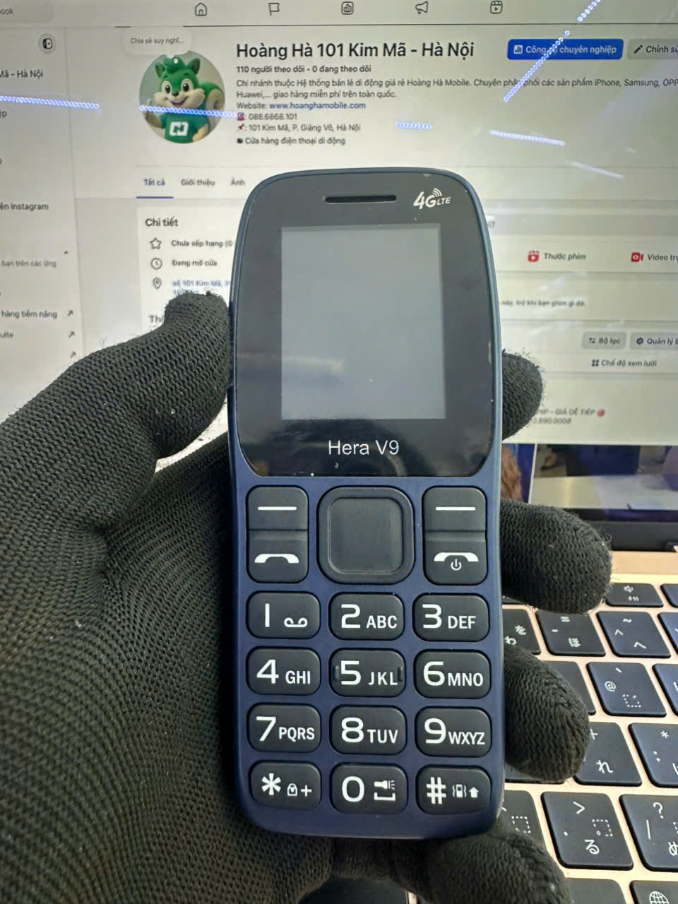 Điện thoại Xphone model Hera V9 màu Xanh đậm (Navy) - 352823211872378 - XHERAV9XD