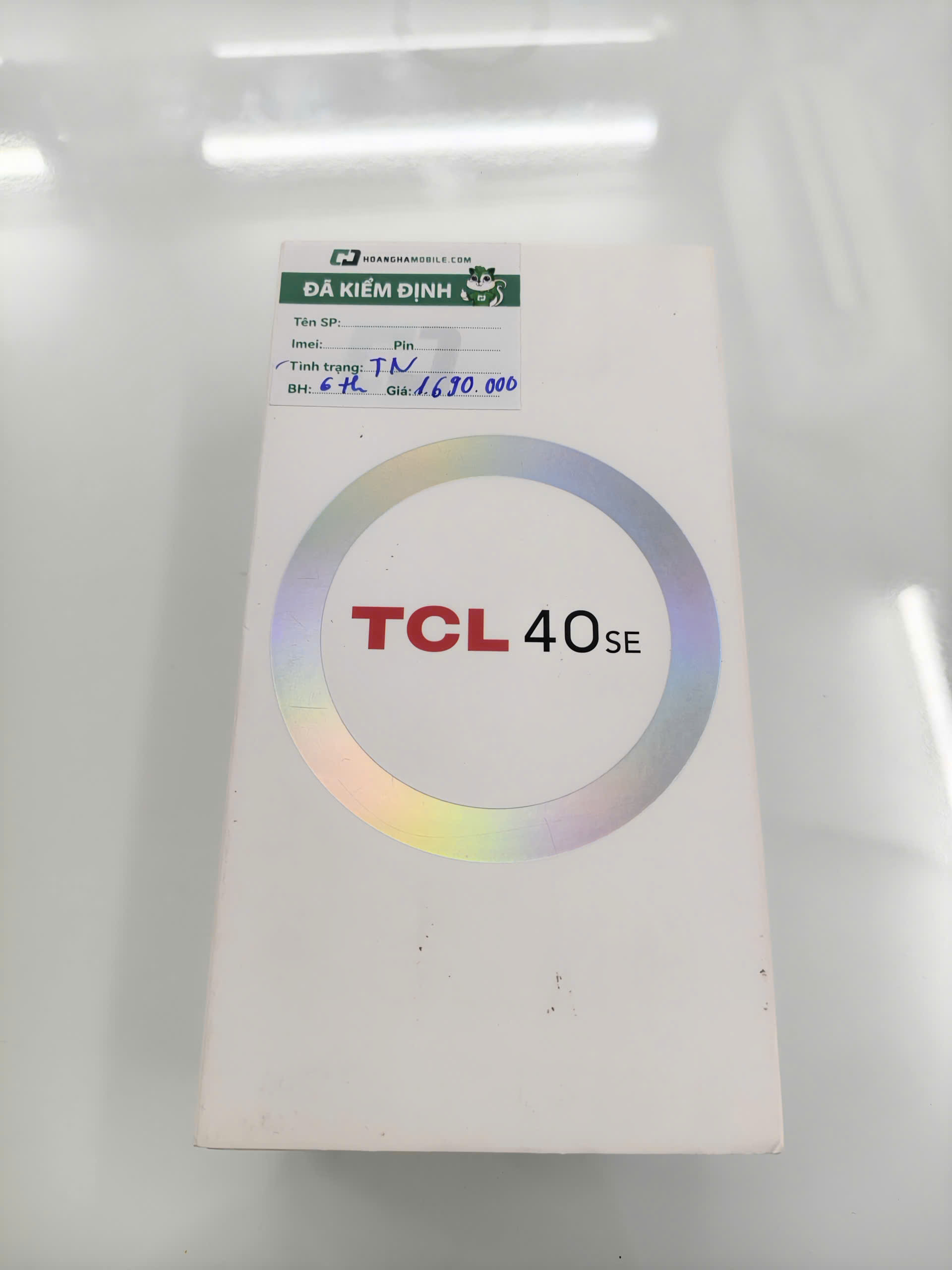 Điện thoại di động TCL 40SE T610K (4+128GB) - Demo (Dark Gray) T610K-2ALCVN12 - 354083953799671 - TCL40SEZTN