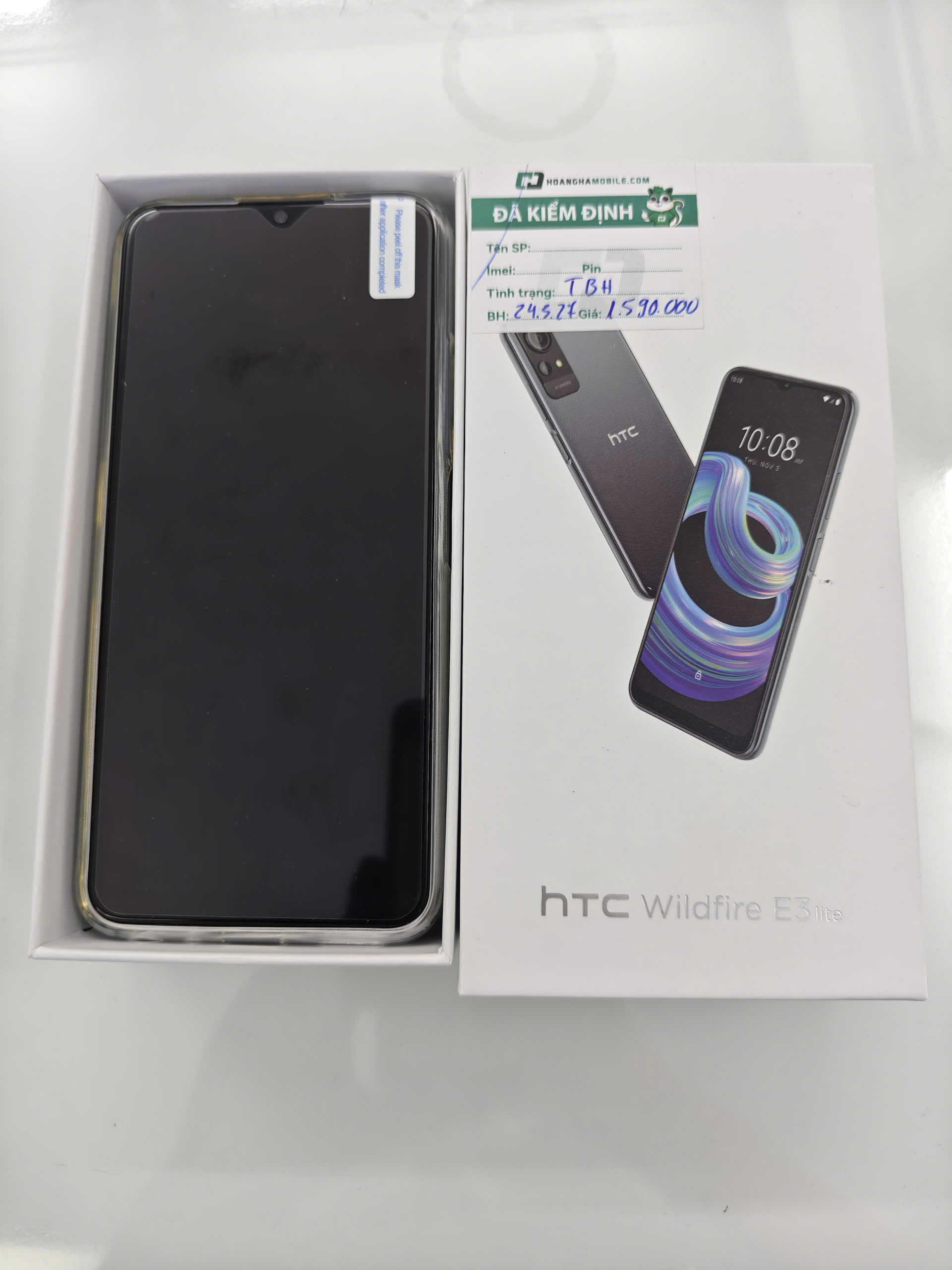 Điện thoại di động HTC Wildfire E3 lite (4GB/64GB) - Ghi (Grey) - 358949930271412 - HE3LIGI