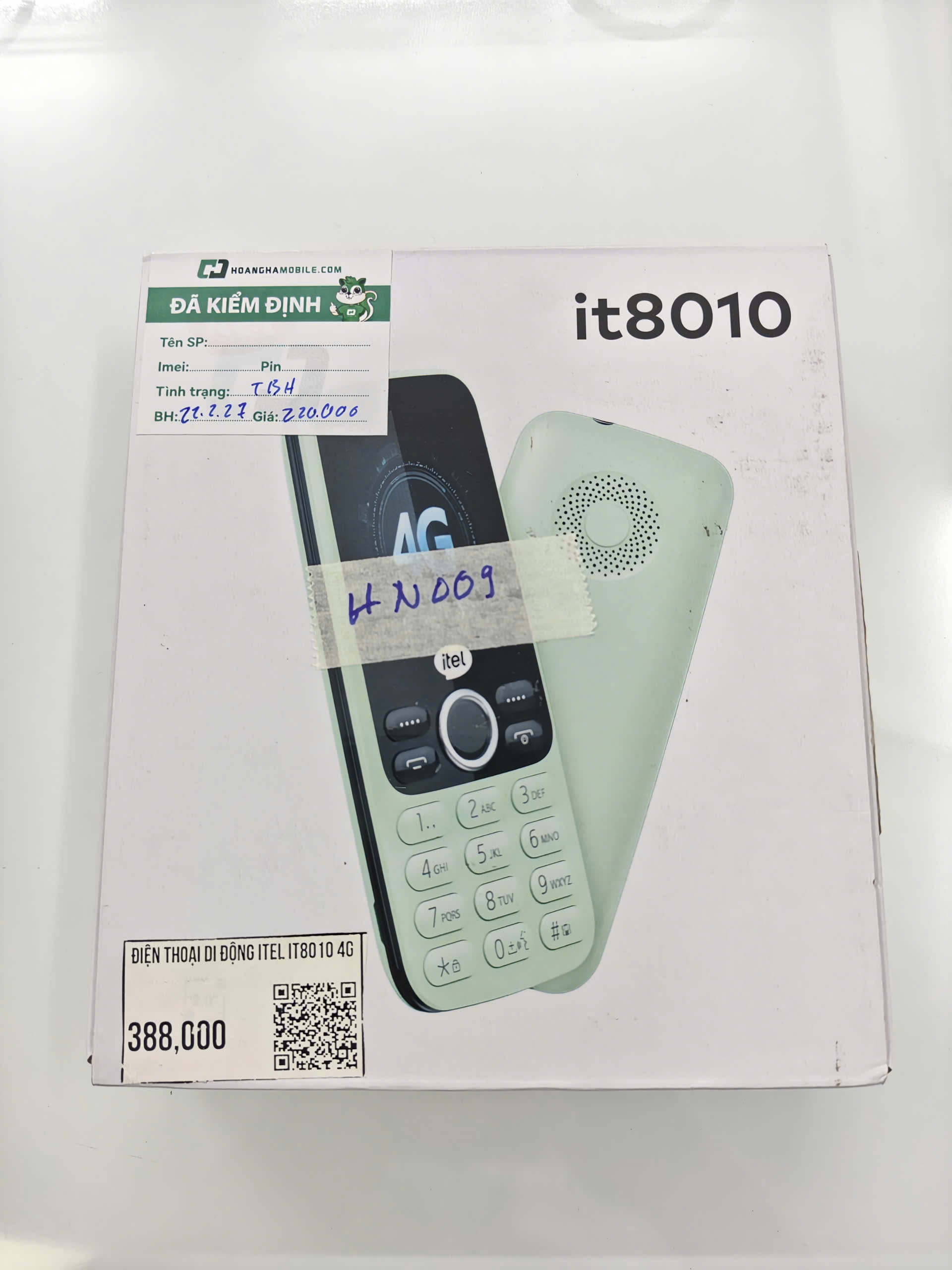 Điện thoại di động Itel it8010, màu Đen (Black) - 354054231448647 - IT8010BLACK