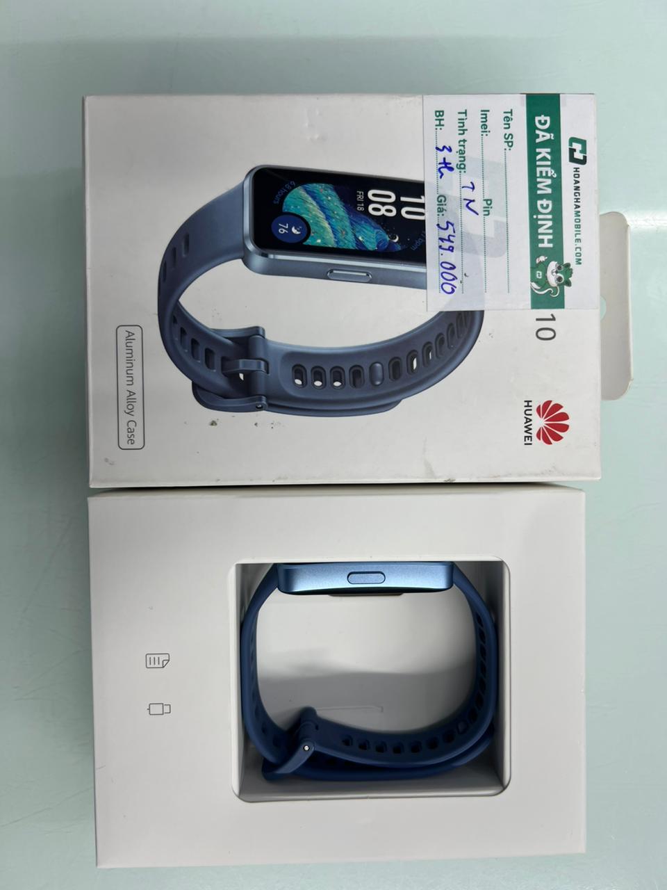 VÒNG ĐEO TAY THÔNG MINH(BAND)HUAWEI NOR-B29 Band 10/XANH LAM/ADU (6942103150845_DM) - 4PRTQ25207004179 -