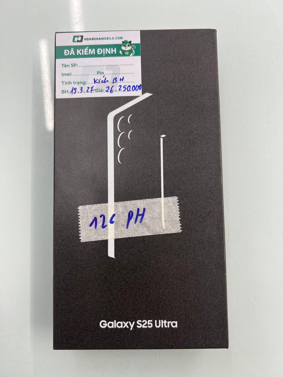 ĐTDĐ Samsung S25 Ultra SM-S938B/DS,256GB, Trắng Bạc, SM-S938BZSBXXV - 353551775558286 - S938B256BAC