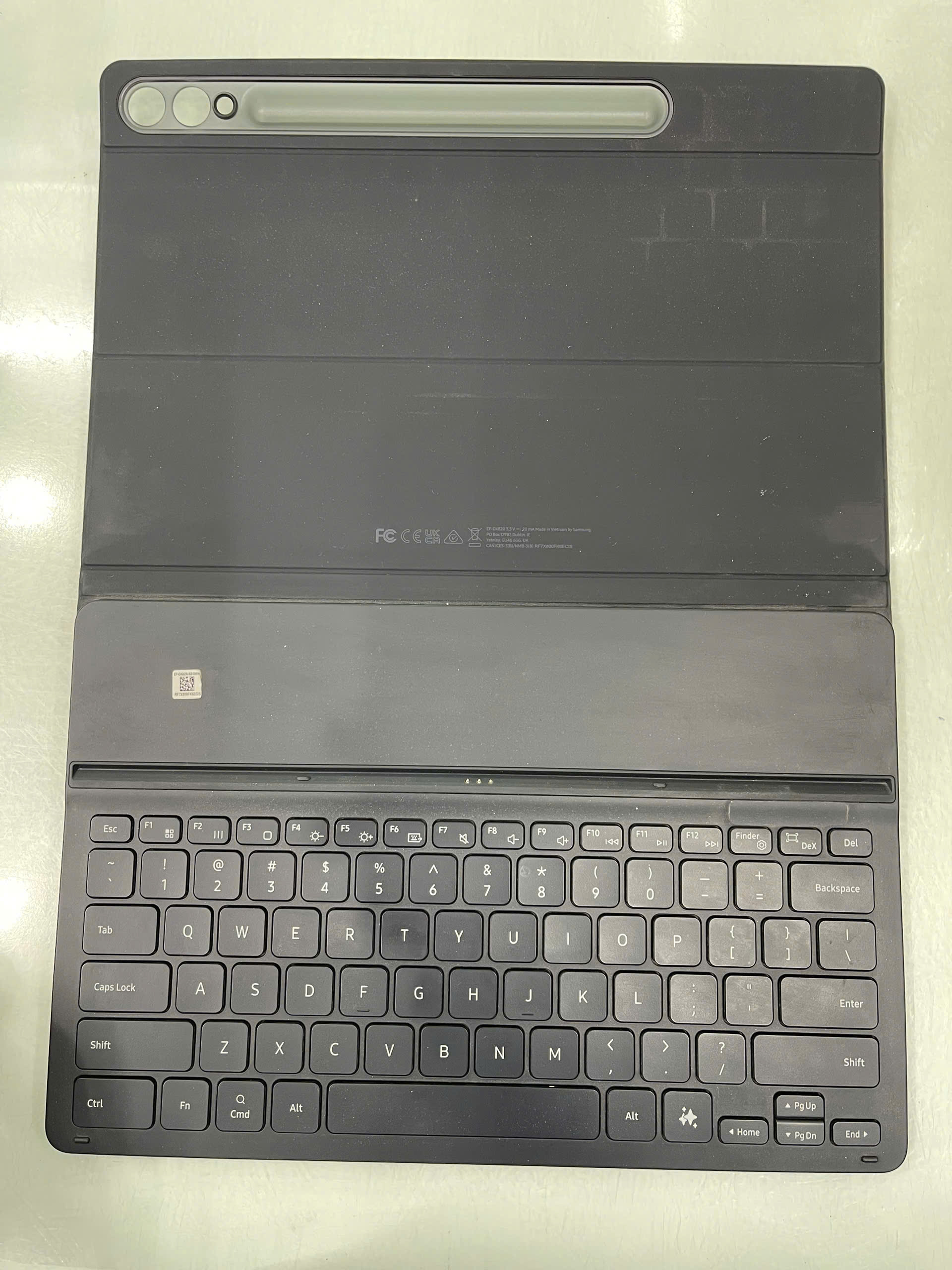 Bao da kèm bàn phím AI Tab S10+, Đen, EF-DX820UBEGWW - RF7X905GV7BCIS - DX820UBEGWW