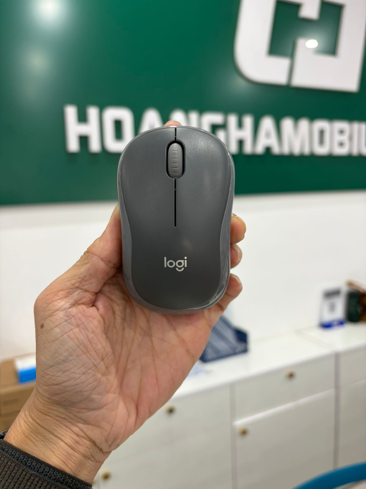 CHUỘT VI TÍNH (MOUSE) LOGITECH M185 WIRELESS/OPTICAL/AA/XÁM (SWIFT GRAY)/NB(910-002255) - 2537ZE874TR9 - M185XM