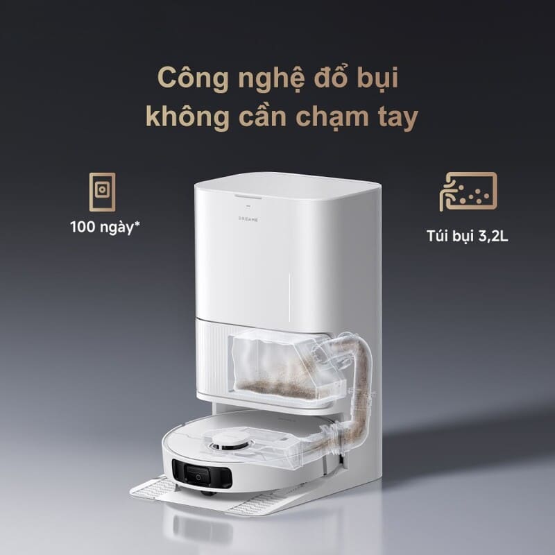 Người dùng có thể dễ dàng điều khiển Dreame D20 Ultra từ xa thông qua ứng dụng trên điện thoại