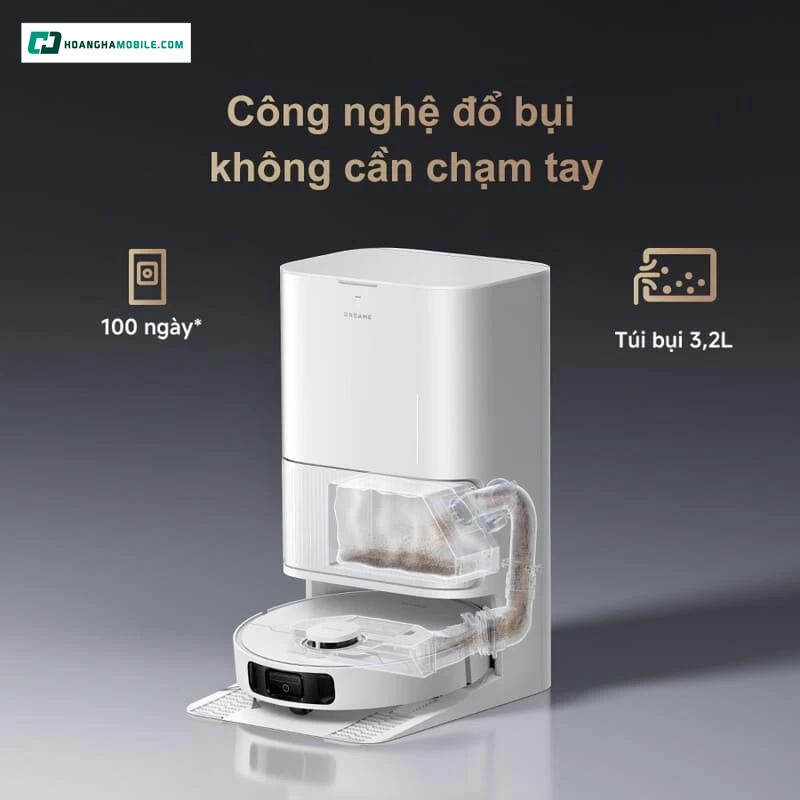 Người dùng có thể dễ dàng điều khiển Dreame D20 Ultra từ xa thông qua ứng dụng trên điện thoại Người dùng có thể dễ dàng điều khiển Dreame D20 Ultra từ xa thông qua ứng dụng trên điện thoại