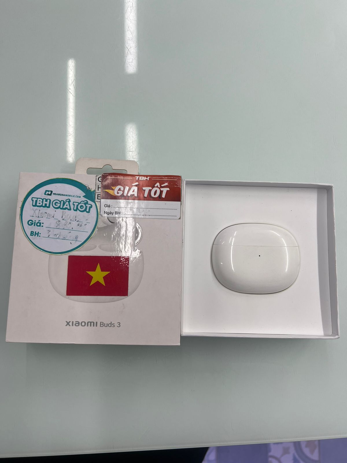 Tai nghe (earphones) Xiaomi Buds 3, Trắng - BHR5526GL - 36265/CEAGDF1ZR04667 - XBHR5526