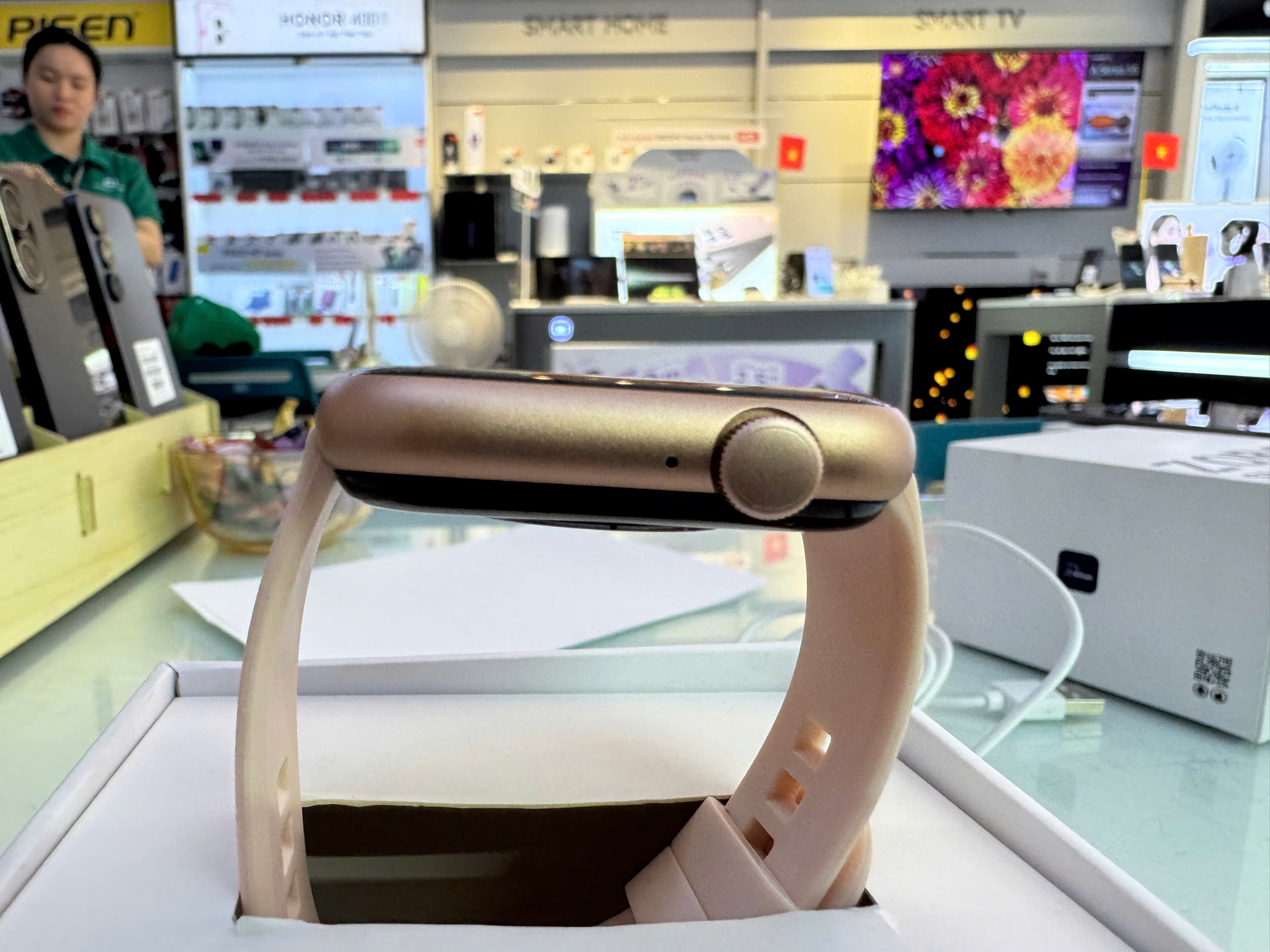 Đồng hồ thông minh NovaDeli – dây silicone (màu hồng) - ZBNDELI000390 - NOVADLPNK