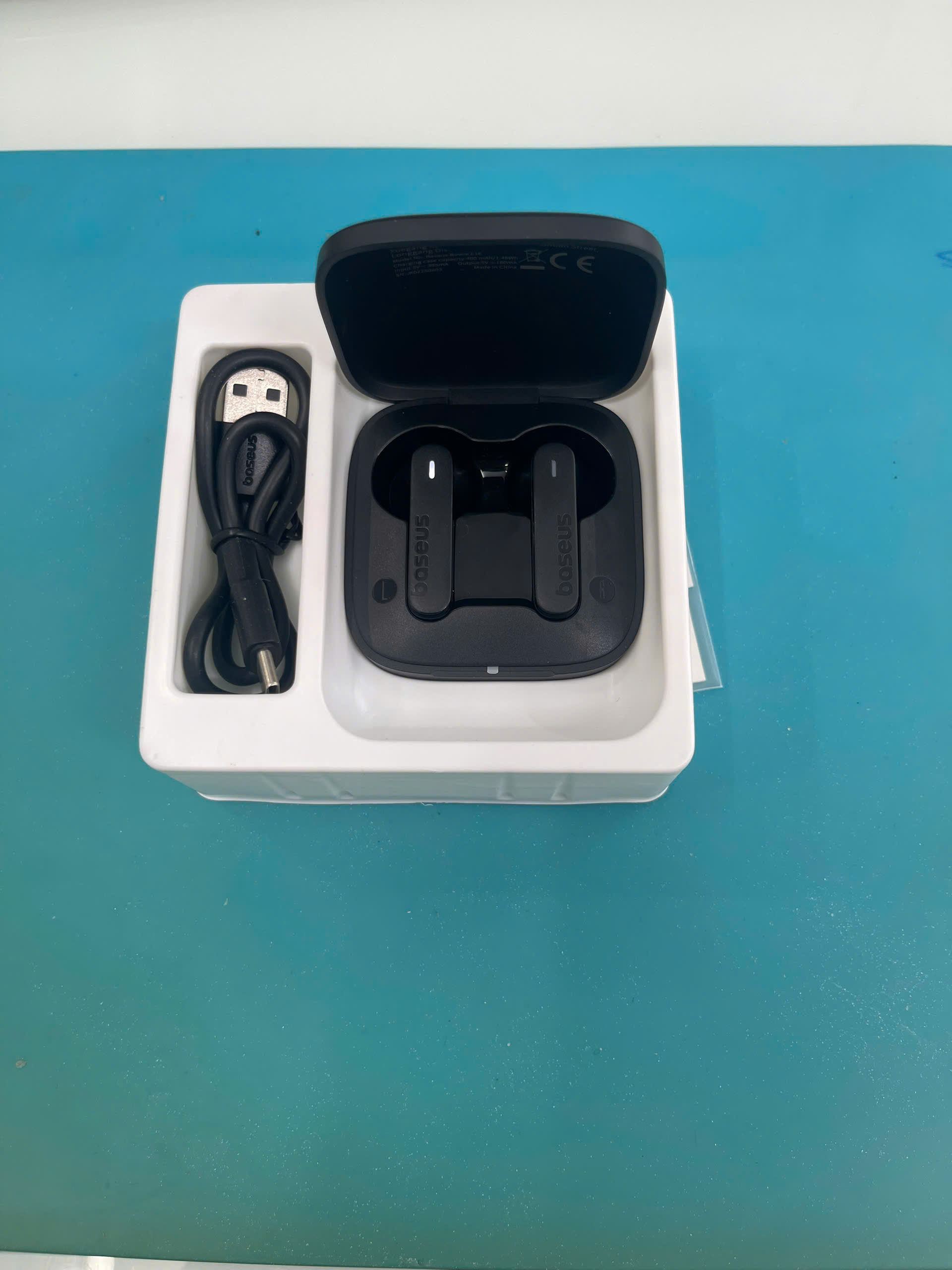 Tai nghe không dây hiệu Baseus Bowie E16 - Màu Đen - 2025HH024877 - BOWE16D