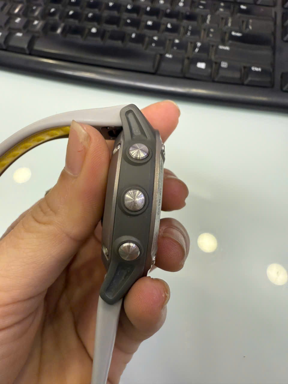 Garmin Fenix 6 Sapphire - Titanium with Ember Orange Band - Chính hãng FPT Cũ