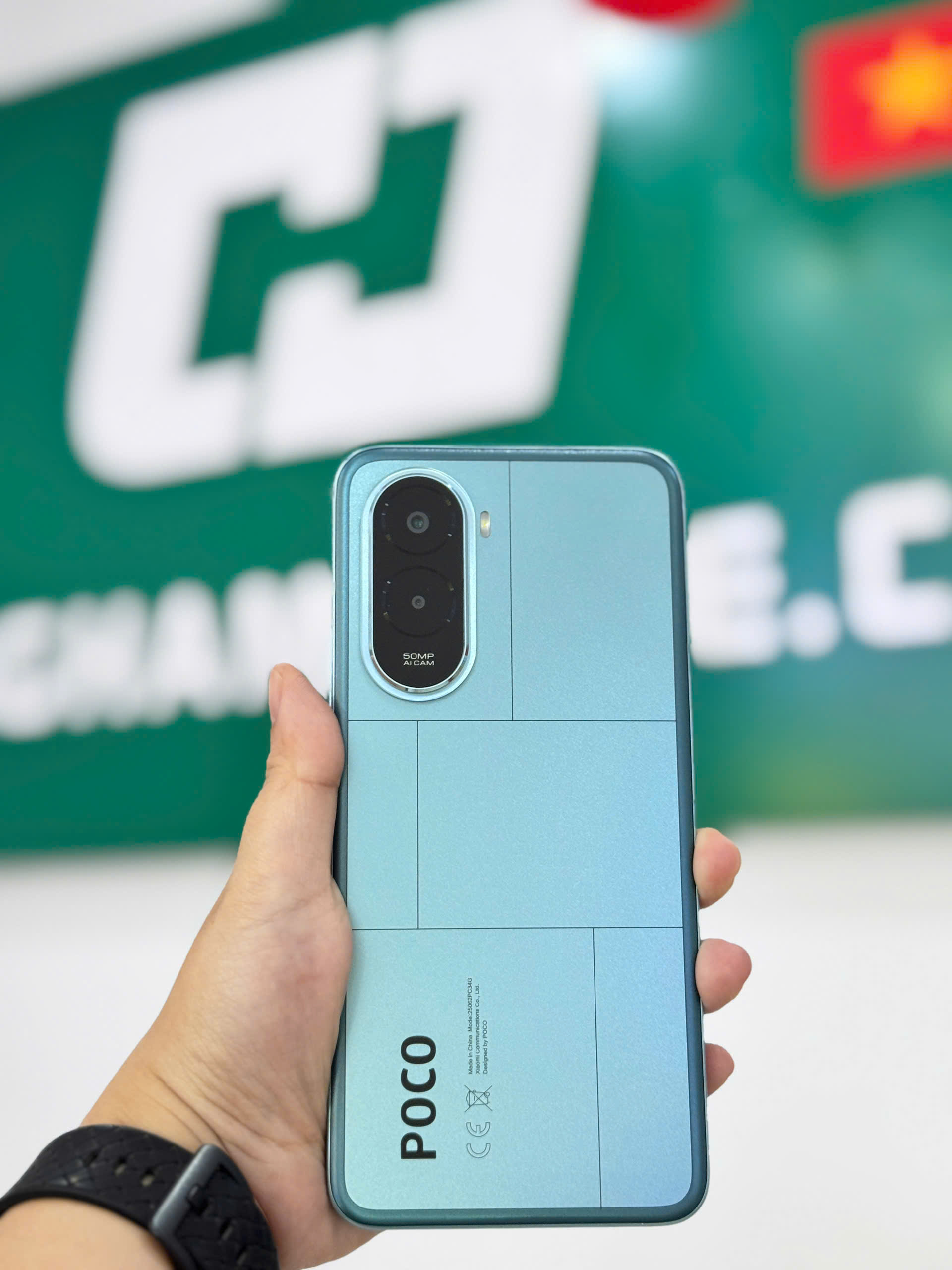 ĐIỆN THOẠI DI ĐỘNG (TEL) POCO M7 6.9"/SNAP 685/8G/256G/50MP+QVGA/8MP/7000mAh (25062PC34G)/XANH DƯƠNG