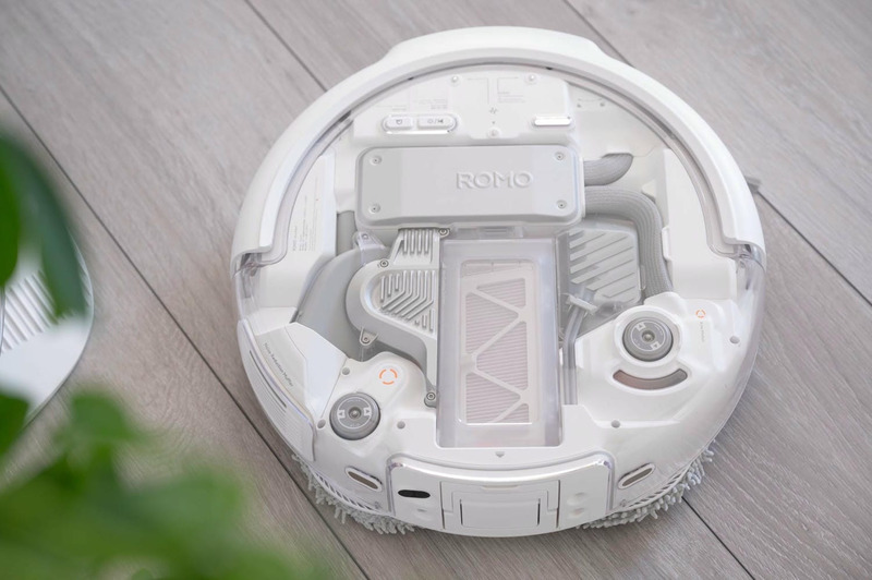 Điểm khác biệt rõ ràng nhất của robot hút bụi DJI ROMO A nằm ở thiết kế