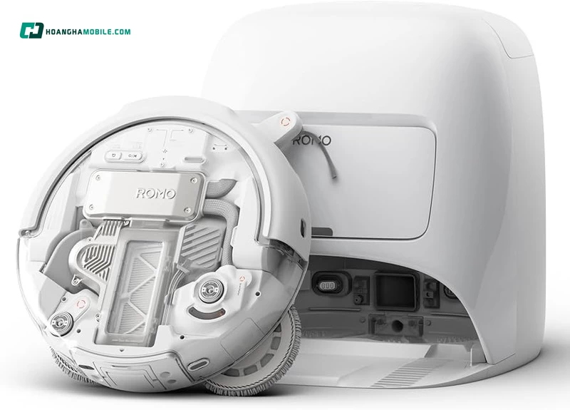 Để khai thác đầy đủ tính năng thông minh, cần kết nối robot hút bụi lau nhà DJI ROMO A với ứng dụng DJI Home Để khai thác đầy đủ tính năng thông minh, cần kết nối robot hút bụi lau nhà DJI ROMO A với ứng dụng DJI Home