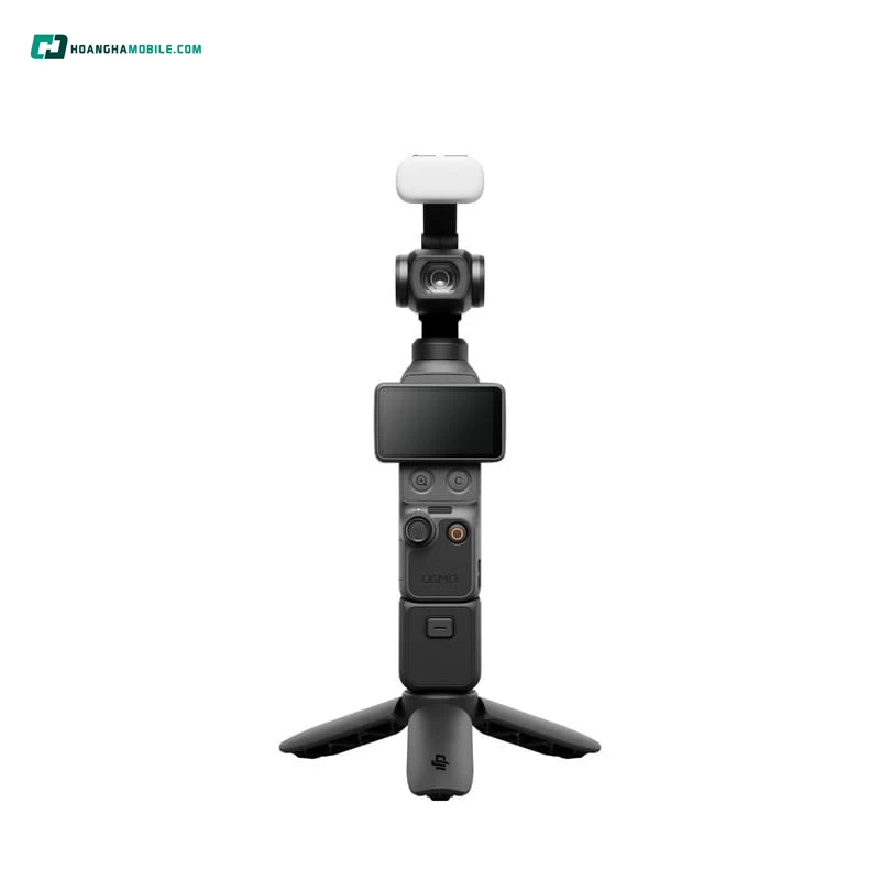 DJI Osmo Pocket 4 Creator Combo được trang bị viên pin dung lượng 1545mAh (11.95WHrs), cho phép hoạt động liên tục lên đến 4 giờ DJI Osmo Pocket 4 Creator Combo được trang bị viên pin dung lượng 1545mAh (11.95WHrs), cho phép hoạt động liên tục lên đến 4 giờ