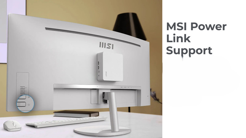 MSI PRO MP341CQW E12 với bộ công nghệ bảo vệ mắt MSI EyesErgo.