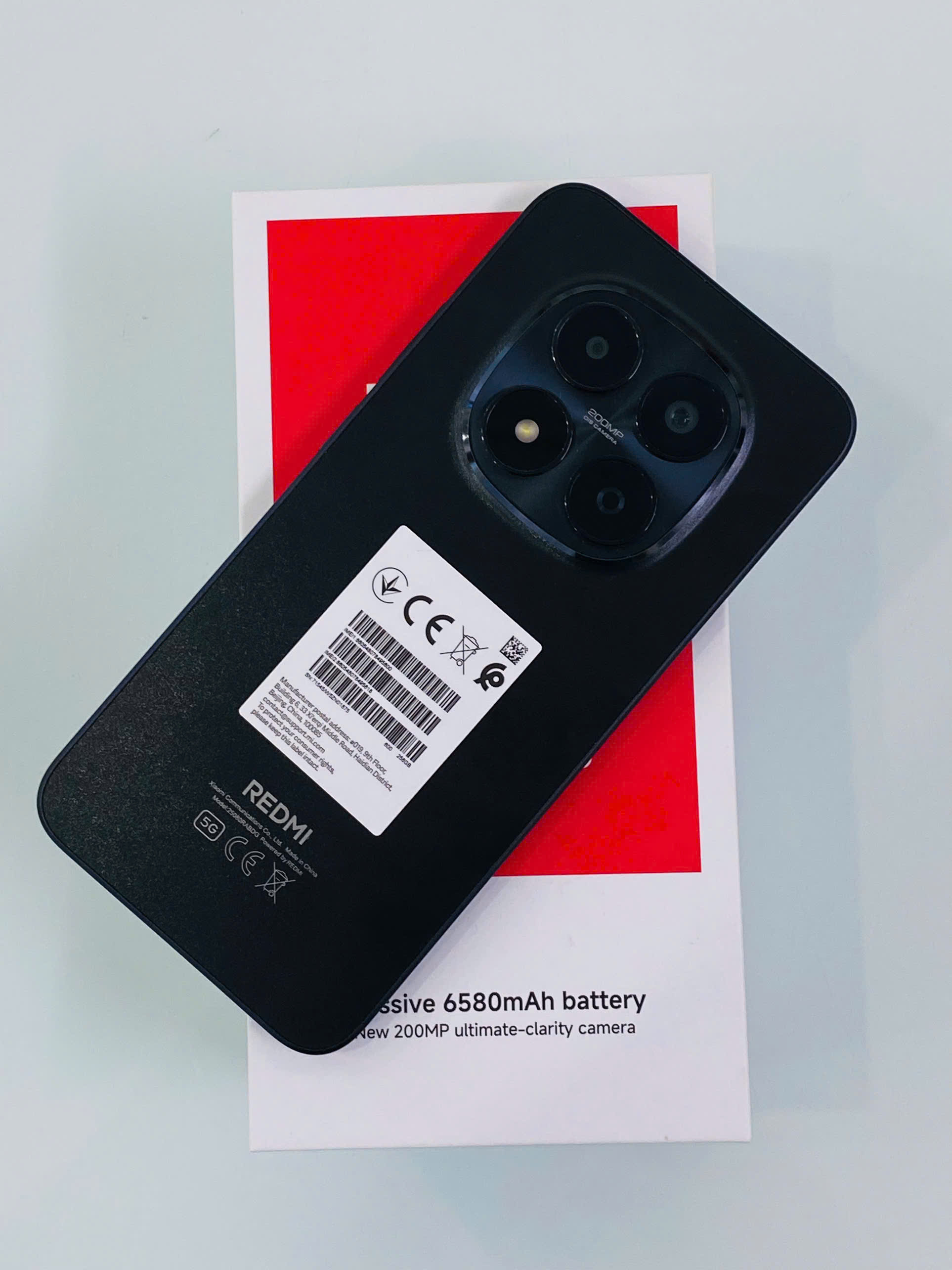 ĐIỆN THOẠI DI ĐỘNG (TEL) REDMI NOTE 15 PRO 5G 12G/256G -  ĐEN