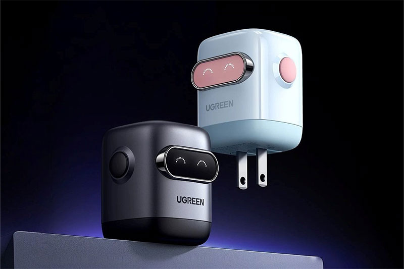 Thiết kế robot còn giúp sản phẩm trở nên thân thiện và khác biệt hơn so với củ sạc truyền thống.