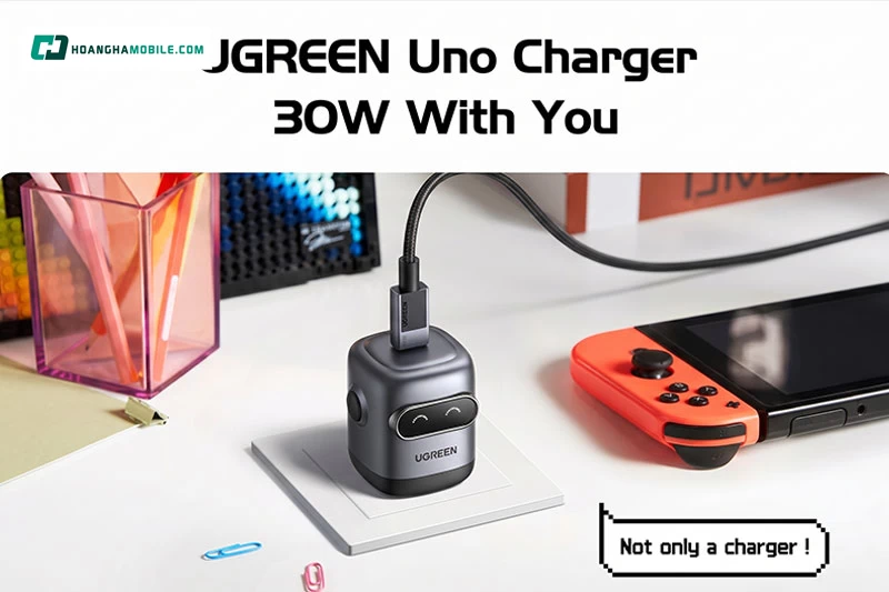 Củ sạc nổi bật với thiết kế hình robot nhỏ gọn. Củ sạc nổi bật với thiết kế hình robot nhỏ gọn.