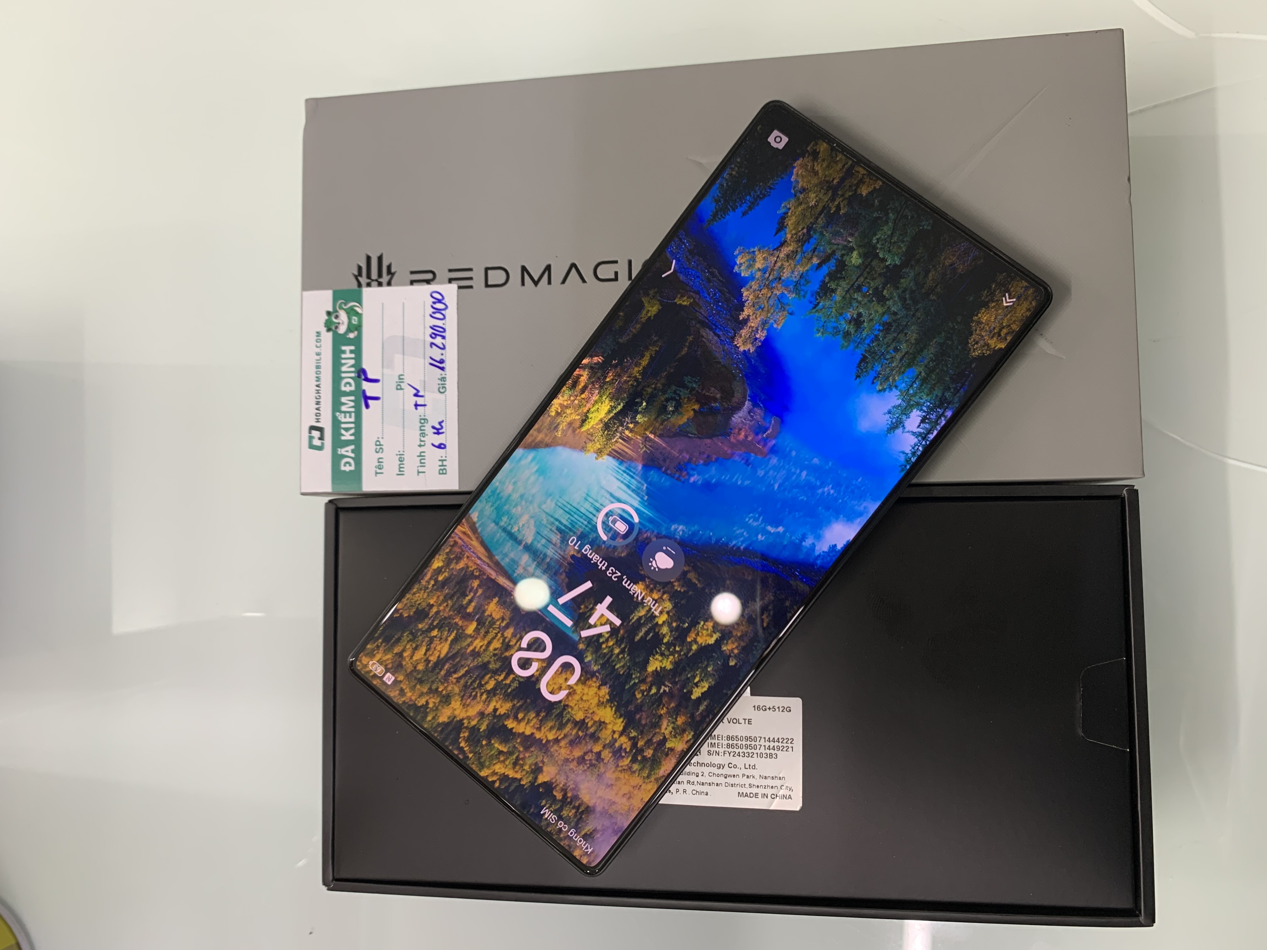 Điện thoại Gaming REDMAGIC 10 PRO 16GB/512GB Bản Quốc Tế - Xám Chạng Vạng (Dusk)