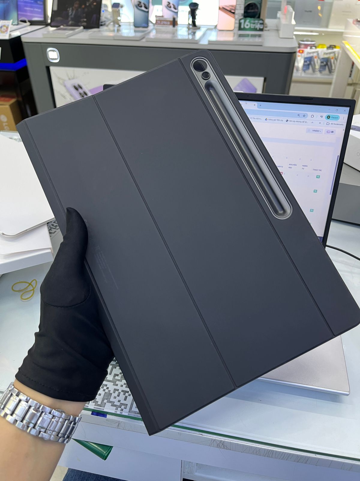 Bao da bàn phím AI Samsung TabS10 FE+ EF-DX620UBEGWW, TN