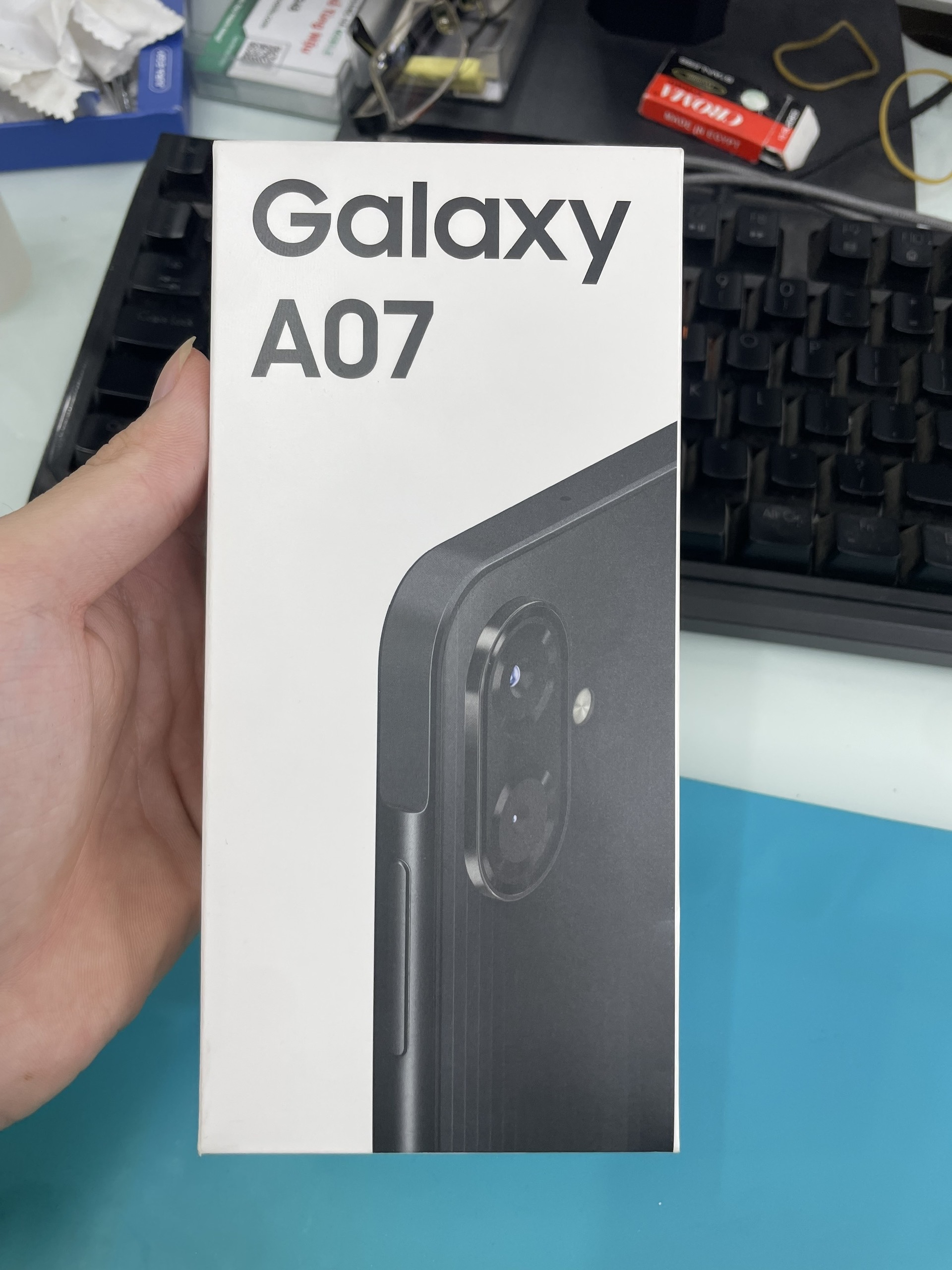 ĐTDĐ Samsung A07 4G SM-A075F/DS,4+128, Đen - Hàng nguyên seal chưa qua sử dụng