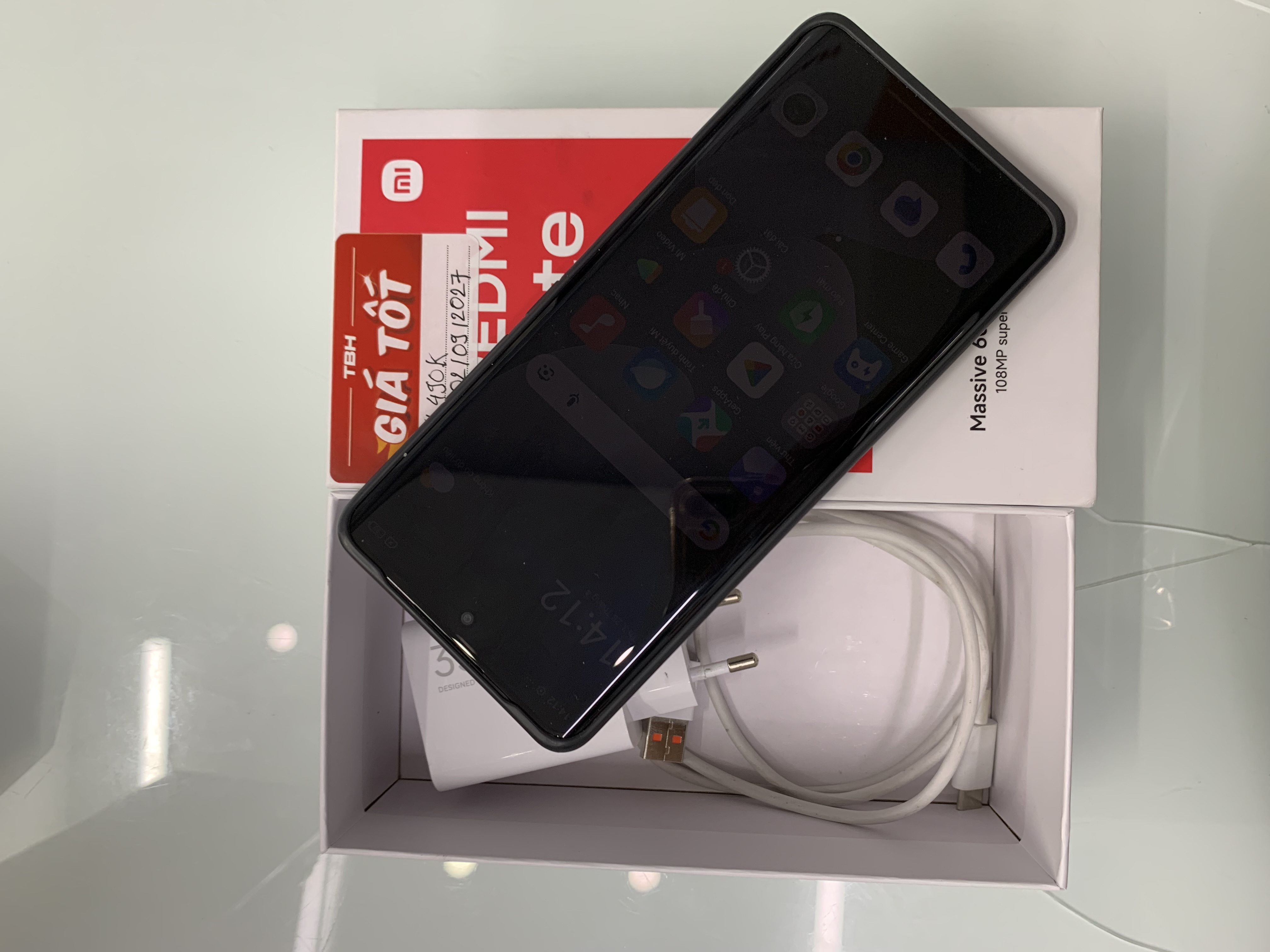 ĐIỆN THOẠI DI ĐỘNG (TEL) REDMI NOTE 15 6.77"/MTK Helio G100-Ultra/6G/128G/108MP+2MP/20MP/6000mAh (2510DRA23E)/ĐEN