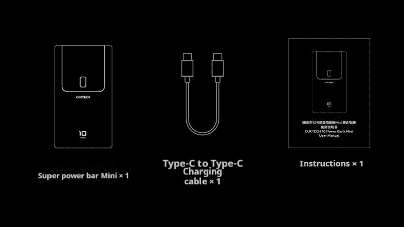 Pin được trang bị 2 cổng USB-C và 1 cổng USB-A.