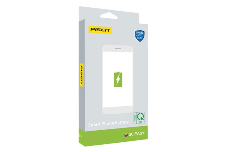 Pin iPhone 13 Pro Max Chính Hãng PISEN Dung lượng chuẩn 4352mAh.