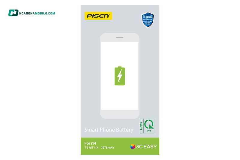 Thay pin iPhone 14 chính hãng PISEN Dung lượng chuẩn 3279mAh. Thay pin iPhone 14 chính hãng PISEN Dung lượng chuẩn 3279mAh.