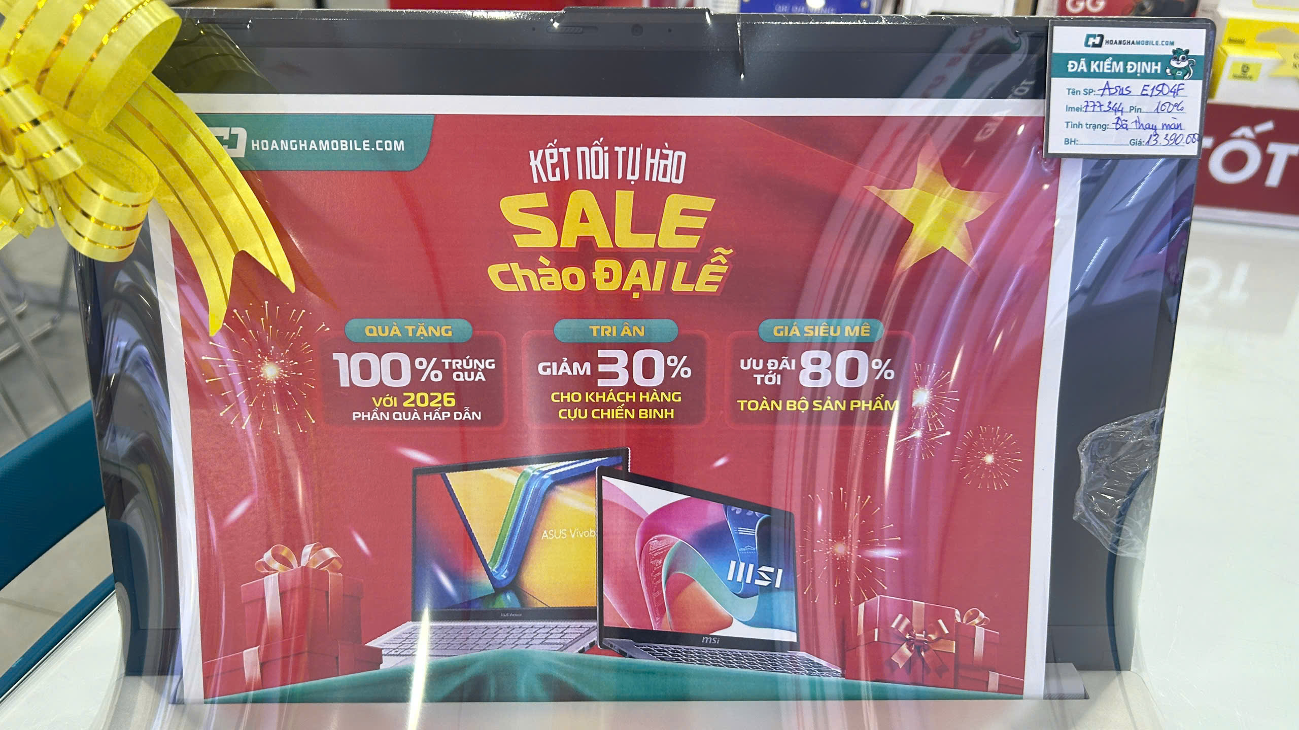 Máy tính xách tay Asus E1504F R5 7520U/16GB/512GB 