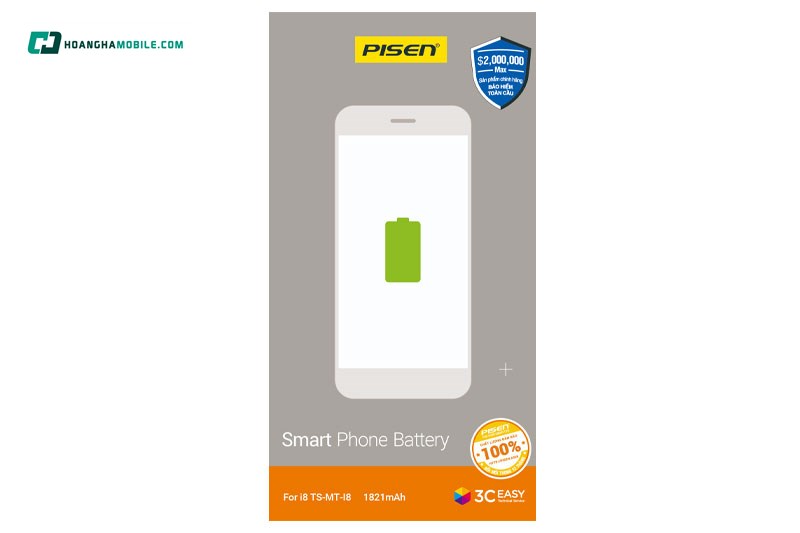 Pin iPhone 8 Chính Hãng PISEN (Dung lượng chuẩn 1821mAh). Pin iPhone 8 Chính Hãng PISEN (Dung lượng chuẩn 1821mAh).