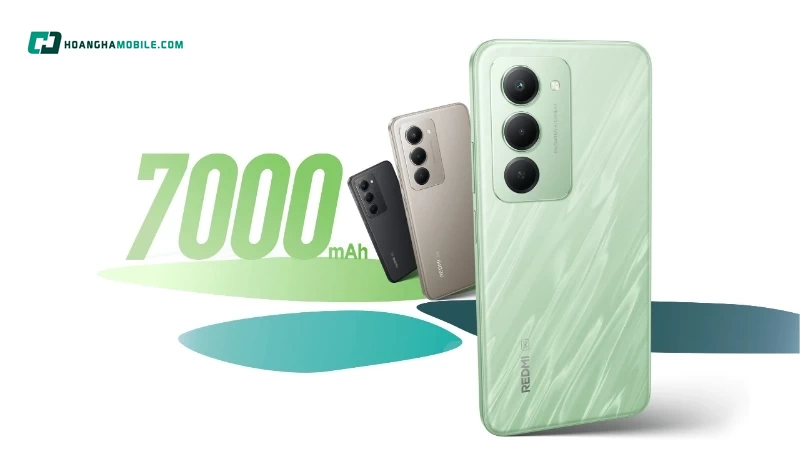 Điện thoại Xiaomi Redmi 15 5G sở hữu viên pin lên tới 7000mAh Điện thoại Xiaomi Redmi 15 5G sở hữu viên pin lên tới 7000mAh