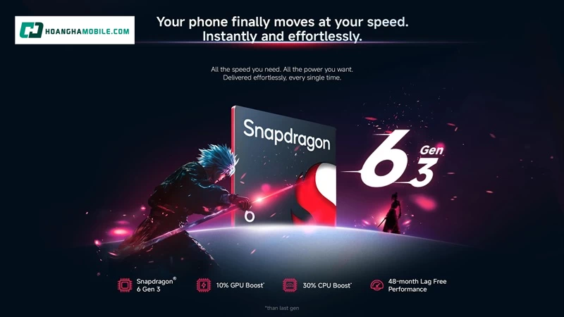 Bên trong Xiaomi Redmi Note 15 (6GB/128GB) là vi xử lý Snapdragon 6 Gen 3 Bên trong Xiaomi Redmi Note 15 (6GB/128GB) là vi xử lý Snapdragon 6 Gen 3