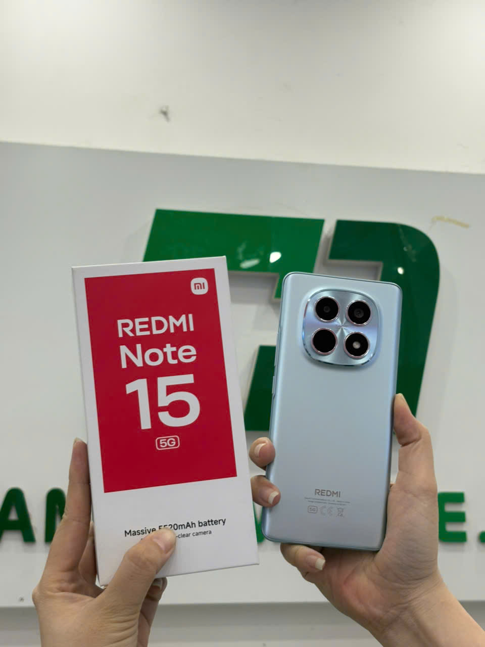 ĐIỆN THOẠI DI ĐỘNG (TEL) REDMI NOTE 15 5G 6.77"/SNAP 6 GEN 3/6G/128G/108MP+8MP/20MP/5520mAh - TBH