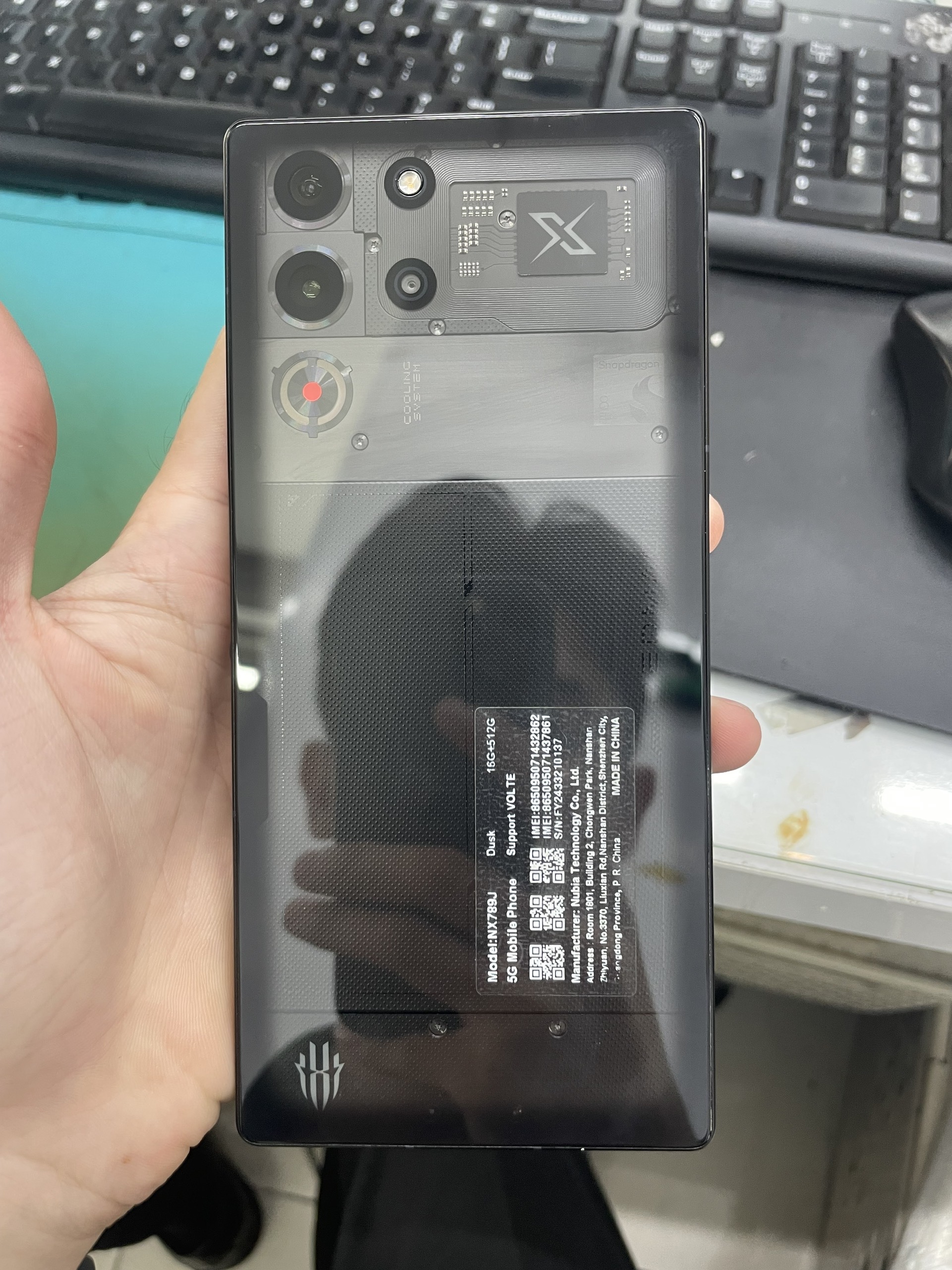 Điện thoại Gaming REDMAGIC 10 PRO 16GB/512GB Bản Quốc Tế - Xám Chạng Vạng - Mã Trải Nghiệm